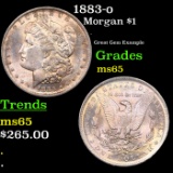 1883-o Morgan Dollar $1 Grades GEM Unc