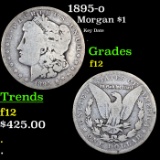 1895-o Morgan Dollar $1 Grades f, fine