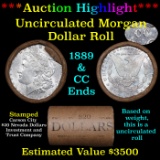 ***Auction Highlight*** 1879 & CC Uncirculated Morgan Dollar Shotgun Roll (fc)