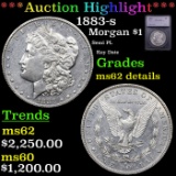 ***Auction Highlight*** 1883-s Morgan Dollar $1 Graded ms62 details BY SEGS (fc)