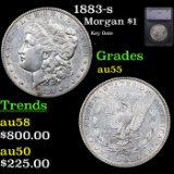 1883-s Morgan Dollar $1 Graded au55 By SEGS