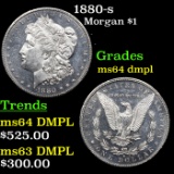 1880-s Morgan Dollar $1 Grades Choice Unc DMPL