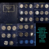 Complete! Eisenhower Dollar $1 Whitman Book, 1971-1978 Including All Proofs And Varities 32 Coins