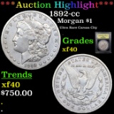 ***Auction Highlight*** 1892-cc Morgan Dollar $1 Graded xf BY USCG (fc)