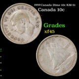 1950 Canada Dime 10c KM-51 Grades GEM+ Unc
