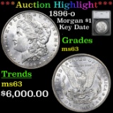 ***Auction Highlight*** 1896-o Morgan Dollar $1 Graded ms63 by SEGS (fc)