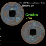 Ca. 1027 Korean Copper Coin Grades vf, very fine