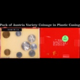 Pack of Austria Variety Coinage in Plastic Casing