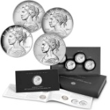 2017 225th Anniversary American Liberty Silver 4 medal set Original Government Packaging! 4 Coins In