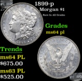 1899-p Morgan Dollar $1 Grades Choice Unc PL
