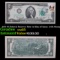 1976 $2 Federal Reserve Note 1st Day of Issue, with Stamp Grades Gem CU