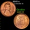 1945-s Lincoln Cent 1c Grades GEM+ Unc RB