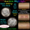 ***Auction Highlight*** Full solid date 1923-p Uncirculated Peace silver dollar roll, 20 coins (fc)