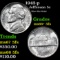 1943-p Jefferson Nickel 5c Grades GEM++ 5fs