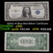 1935A $1 Blue Seal Silver Certificate Grades xf+