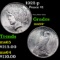 1922-p Peace Dollar $1 Grades Choice+ Unc