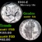 1944-d Mercury Dime 10c Grades GEM++ FSB