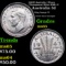 1943D Australia 3 Pence (Threepence) Silver KM# 37 Grades GEM Unc