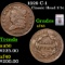 1829 Classic Head half cent C-1 1/2c Graded xf45 By SEGS