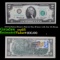 1976 $2 Federal Reserve Note 1st Day of Issue, with July 4th Stamp Grades Gem CU