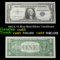 1957A $1 Blue Seal Silver Certificate Grades Gem CU