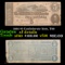 1864 $5 Confederate Note, T69 Grades xf details