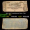 1864 $10 Confederate Note, T68 Grades f, fine