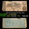 1864 $5 Confederate Note, T69 Grades vf details