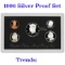 1996 United States Mint Silver Proof Set. 5 Coins Inside. No Case or COA