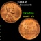 1944-d Lincoln Cent 1c Grades GEM++ RB