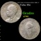 1953 Cuba 25 Centavos Silver KM# 27 Grades xf