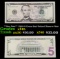 **Star Note** 2006 $5 Green Seal Federal Reserve Note Grades xf+