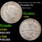 1890H Canada 5 Cents Silver KM# 2 Grades vf+