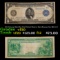 1914 $5 Large Size Blue Seal Federal Reserve Note (Kansas City, MO) 10-J Grades vf, very fine