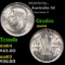 1943D Australia 3 Pence (Threepence) Silver KM# 37 Grades Choice Unc