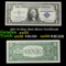 1957 $1 Blue Seal Silver Certificate Grades Choice AU