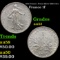 1916 France 1 Franc Silver KM# 844.1 Grades Select AU