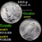 1922-p Peace Dollar $1 Grades Choice+ Unc