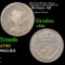 1892 Great Britain 3 Pence (Threepence) Silver KM# 758 Grades vf+