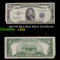 1953 $5 Blue Seal Silver Certificate Grades vf++