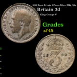 1920 Great Britain 3 Pence Silver KM# 813a Grades xf+