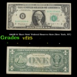 1963B $1 'Barr Note' Federal Reserve Note (New York, NY) Grades vf+