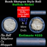 Buffalo Nickel Shotgun Roll in Old Bank Style 'Bell Telephone'  Wrapper 1927 &d Mint Ends