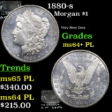 1880-s Morgan Dollar $1 Grades Choice Unc+ PL