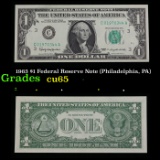 1963 $1 Federal Reserve Note (Philadelphia, PA) Grades Gem CU