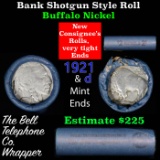 Buffalo Nickel Shotgun Roll in Old Bank Style 'Bell Telephone'  Wrapper 1921 &d Mint Ends