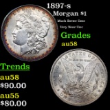 1897-s Morgan Dollar $1 Grades Choice AU/BU Slider