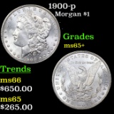 1900-p Morgan Dollar $1 Grades GEM+ Unc