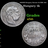 1895KB Hungary Korona 1k KM# 484 Grades xf+