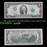 1995 **Star Note** $2 Federal Reserve Note (Atlanta, GA) Grades Choice AU/BU Slider
